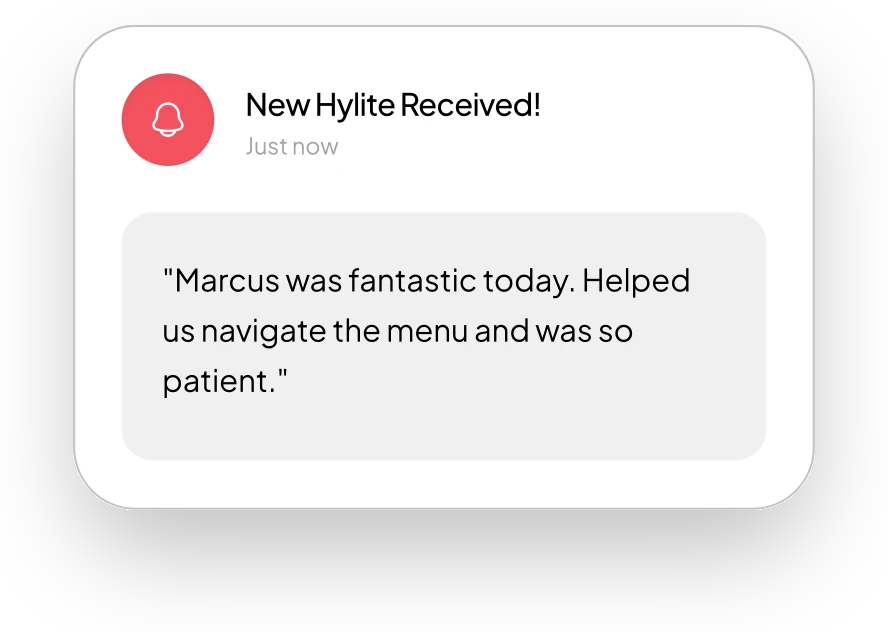 Step 2: Employee gets notified